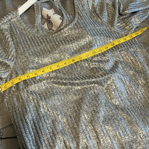 NWT Torrid Silver Shimmer Dress - Picture 9 of 11